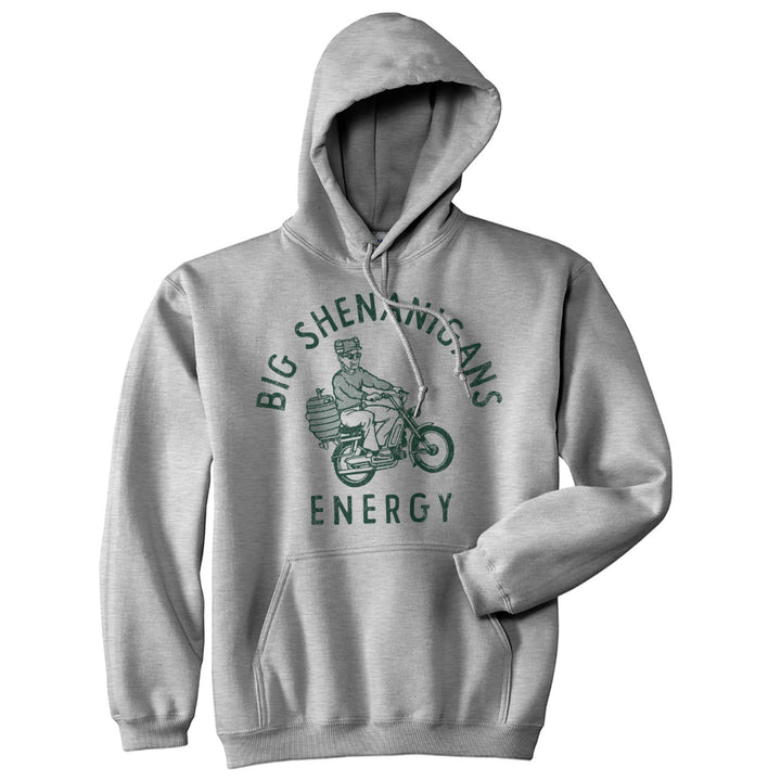 Big Shenanigans Energy Unisex Hoodie Funny St Paddys Day Drinking Partying Vibes Hooded Sweatshirt Image 1