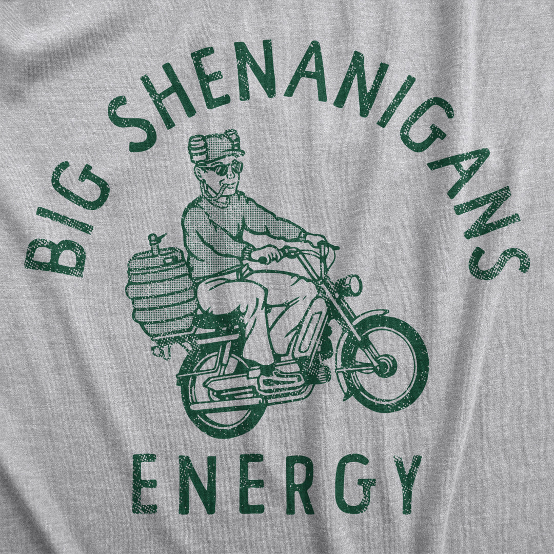 Big Shenanigans Energy Unisex Hoodie Funny St Paddys Day Drinking Partying Vibes Hooded Sweatshirt Image 2