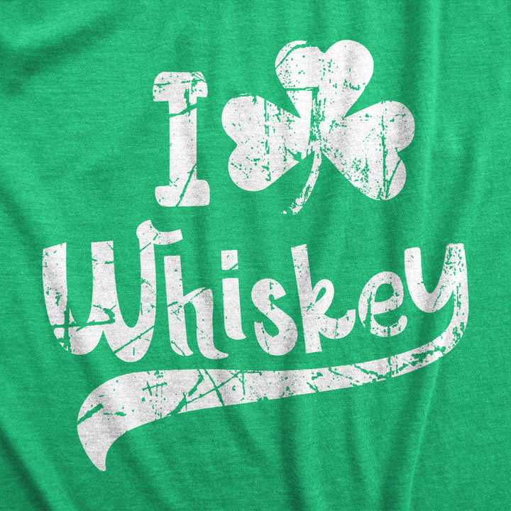 Mens Funny T Shirts I Clover Whiskey St Patricks Day Drinking Tee For Guys Image 2