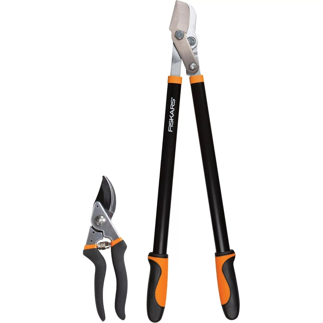 Fiskars Lopper and Pruner 2 Piece Pruning Set Image 1