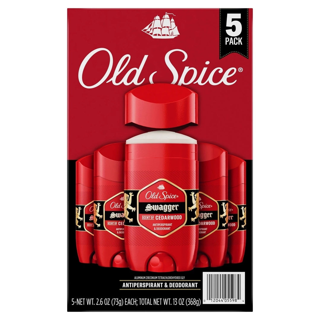 Old Spice Swagger Antiperspirant and Deodorant for Men2.6 Ounce (Pack of 5) Image 1