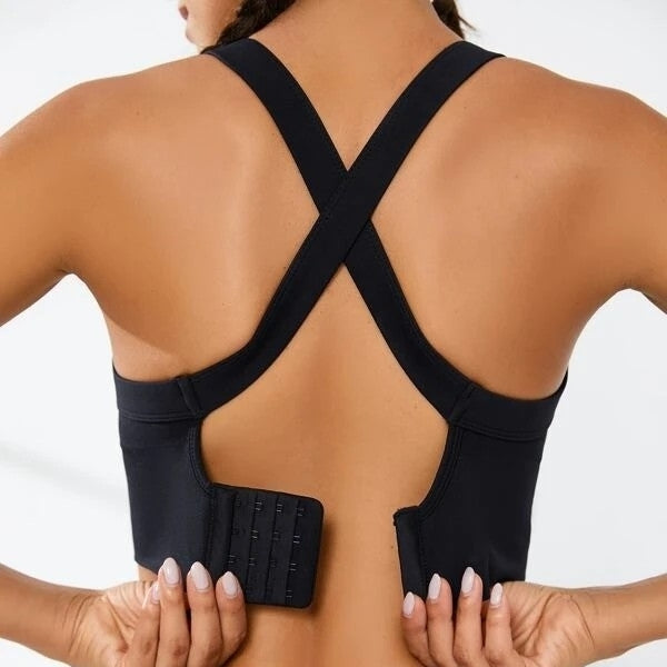 Crisscross Back Sports Tank Top Image 1