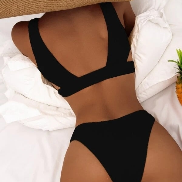 Plain Bikini Swimsuit Image 1