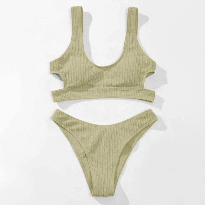 Plain Bikini Swimsuit Image 6