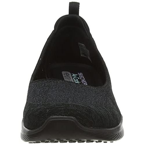 Skechers Womens Mary Jane Flat  black/black Image 3