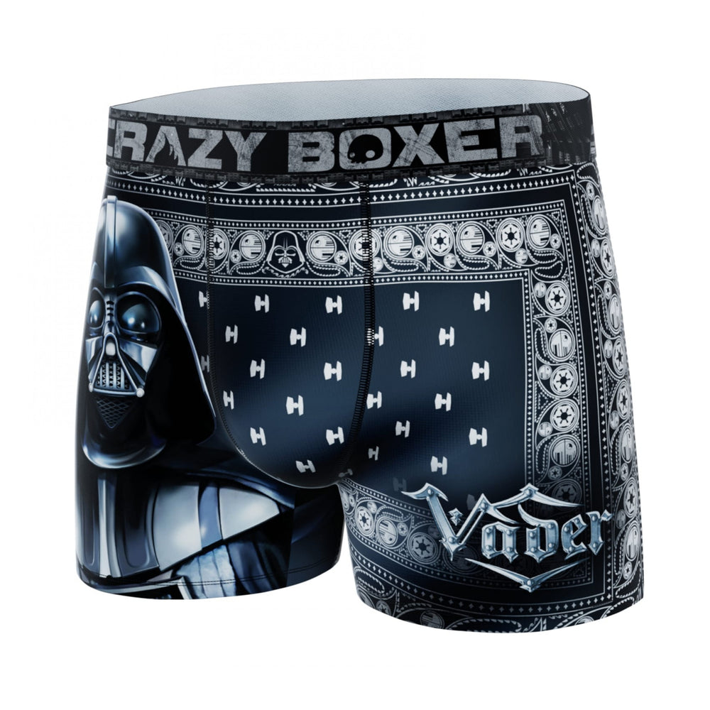 Crazy Boxer Darth Vader Ornate Men's Boxer Briefs Image 2