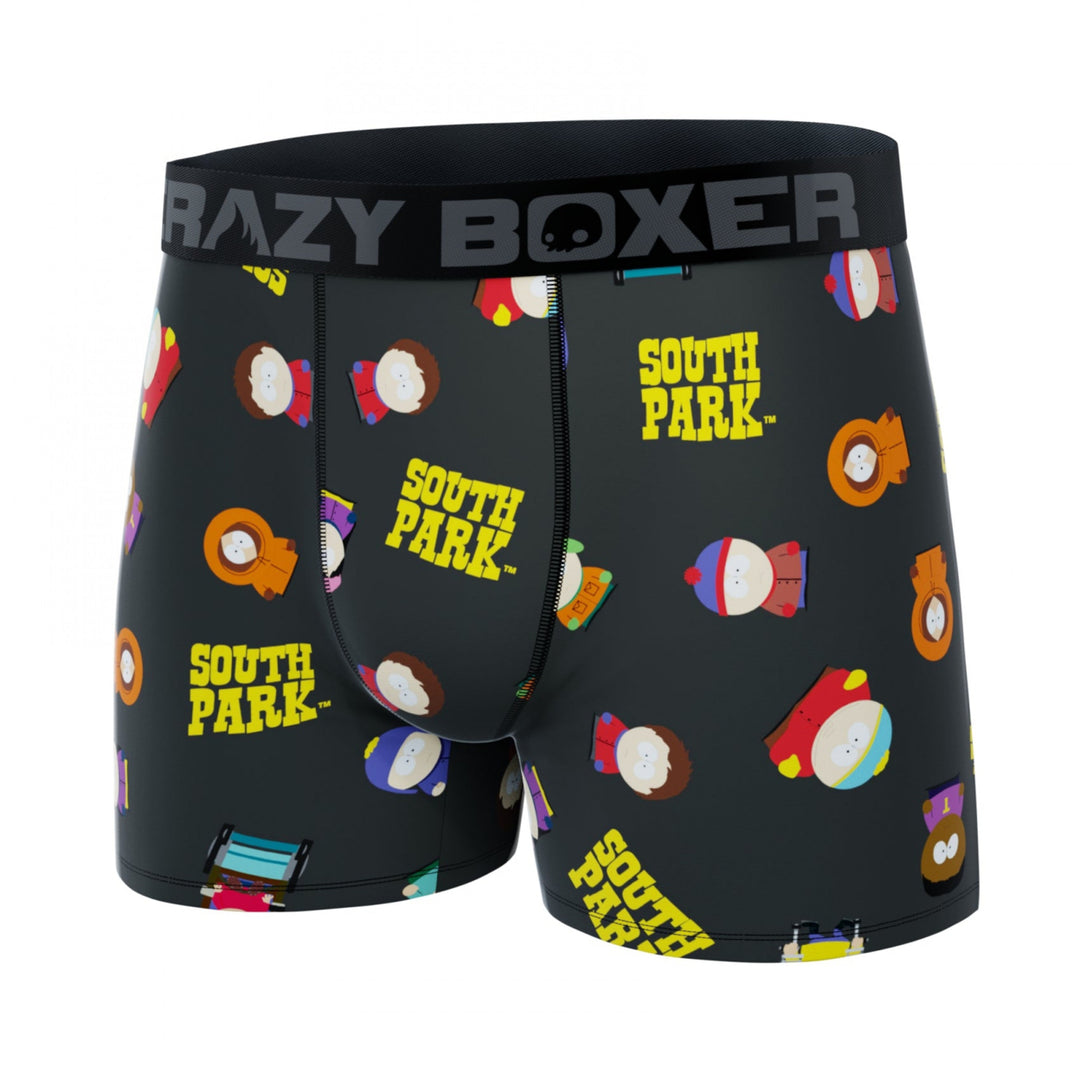 Crazy Boxer South Park Characters Mens Boxer Briefs Image 2