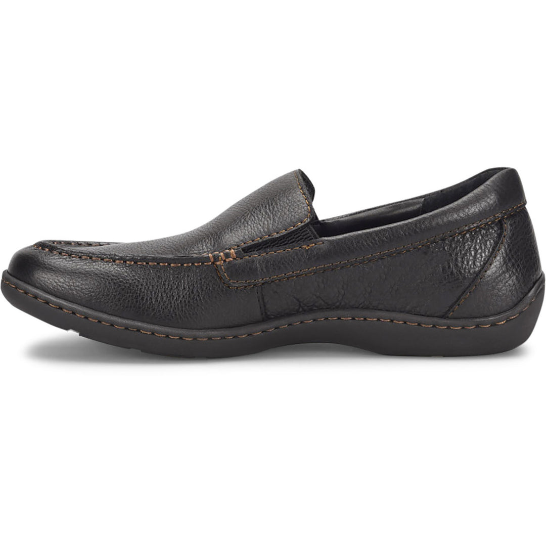 Born Mens Brompton II Slip-On Black - BM0010703 BLACK Image 3