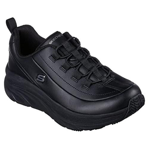 Skechers Womens Work DLux Walker SR Jixil Slip Resistant Sneakers BLACK Image 1