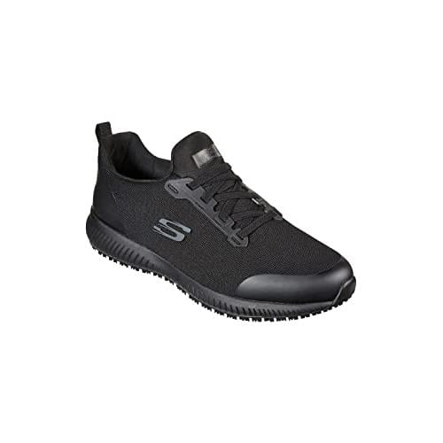 SKECHERS WORK Mens Work: Cicades - Taolo Alloy Toe ESD Work Shoe Black - 200055-BLK BLACK Image 4