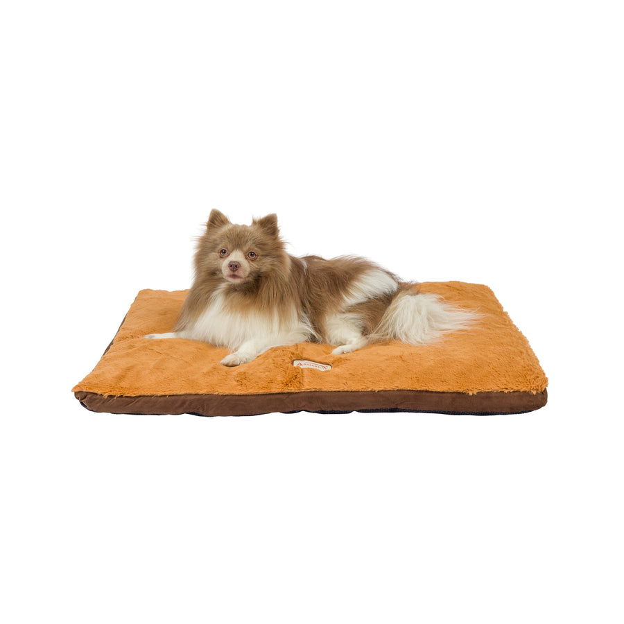 Armarkat Model M05 Large Pet Bed Mat with Poly Fill Cushion in Earth Brown and Mocha Image 1