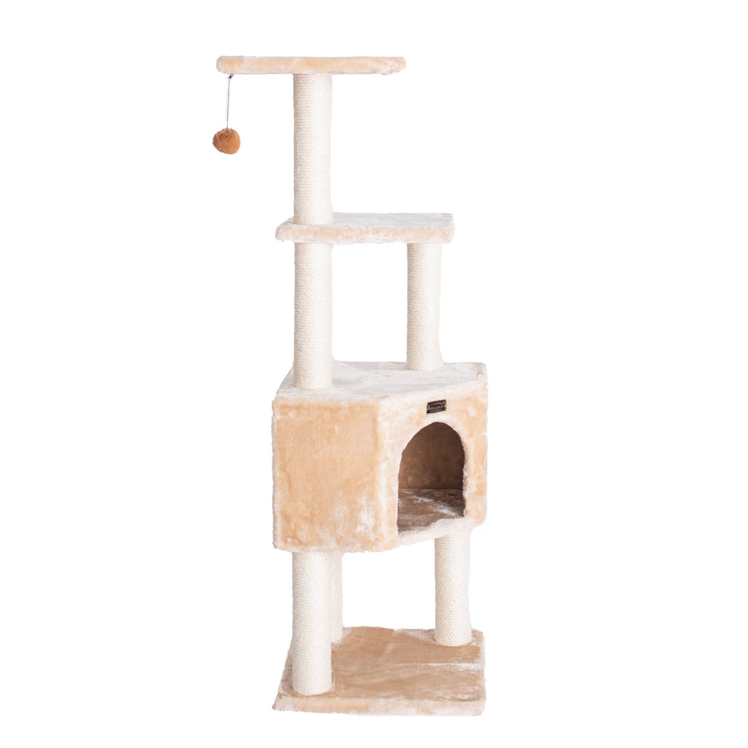 Armarkat Real Wood Classic Cat Tree Model A4801BeigeClassic Model A4801 Image 6