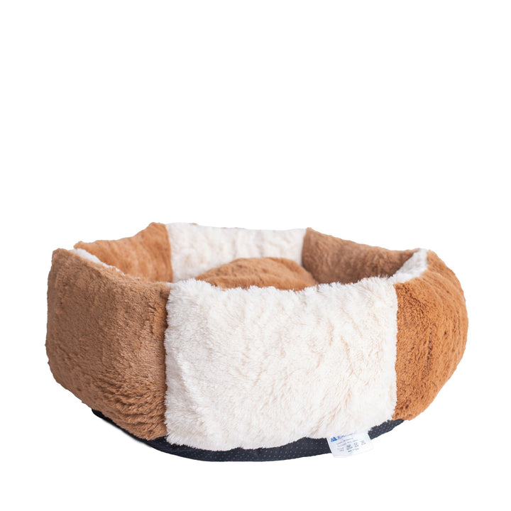 Armarkat Pet Bed Model C02 Cat Bed Earth Brown and Ivory Image 4