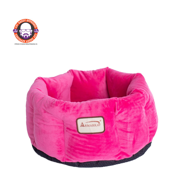 Armarkat Pet Bed Model C03CZ Pink Image 1