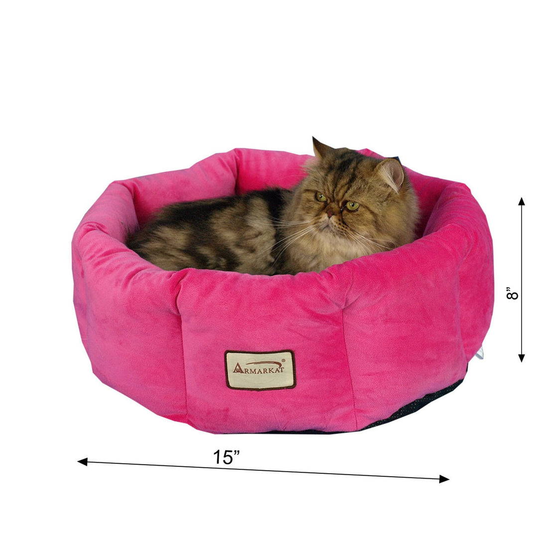 Armarkat Pet Bed Model C03CZ Pink Image 3