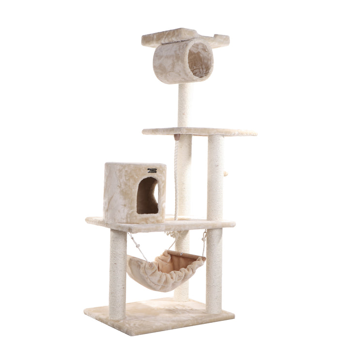 Armarkat Real Wood Classic Cat Tree 62 inch A6202 BeigeClassic Model A6202 Image 7