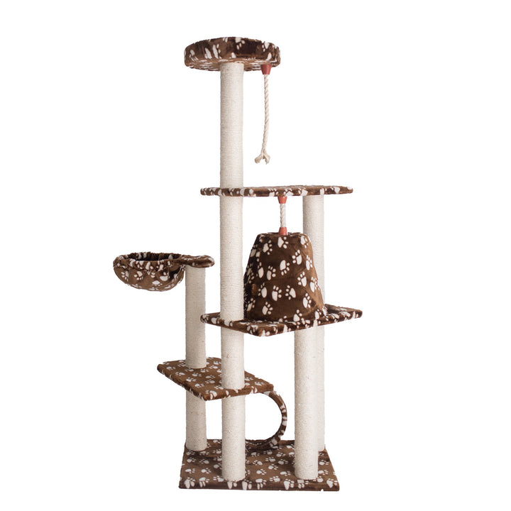 Armarkat Cat Tree A6601 Real Wood 66in 4 Features Jackson Galaxy Approved Image 3