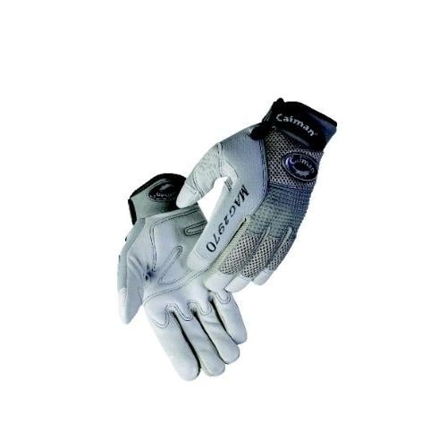 Caiman 2970 Genuine American Deerskin Multi Activity Glove, Gray and Silver  Grey Image 1