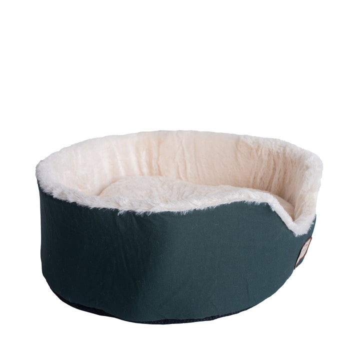 Armarkat Cat Bed Model C04 Laurel Green Ivory Waterproof Machine Washable 19" Image 4