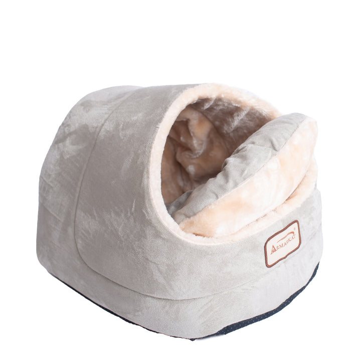 Armarkat Cat Cave Bed With Soft Cushion For Pets C18 Sage Green Image 4