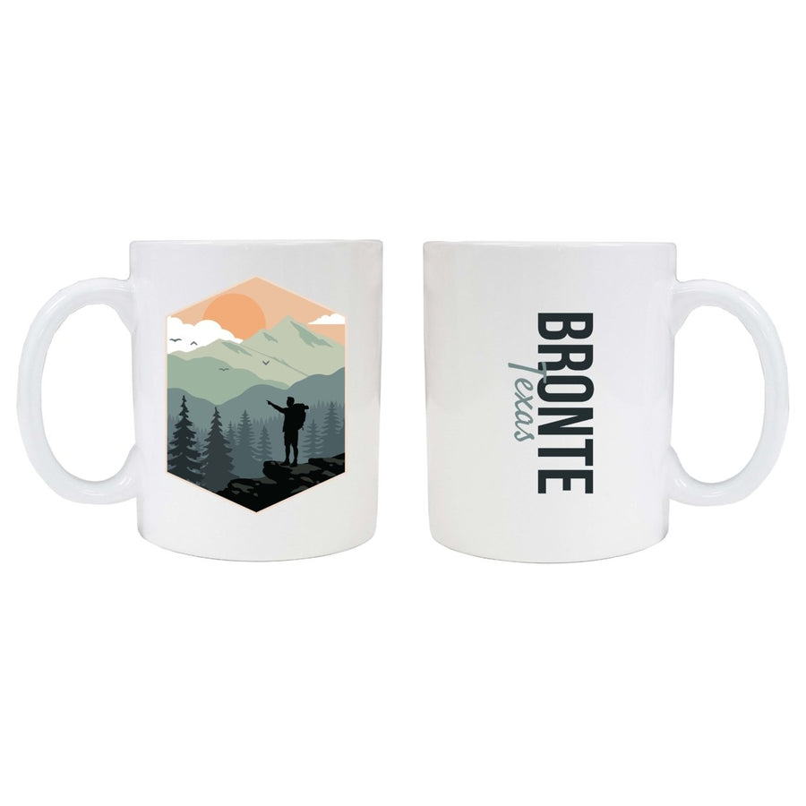 Bronte Texas Souvenir Hike Outdoors Design 8 oz Coffee Mug 2-Pack Image 1