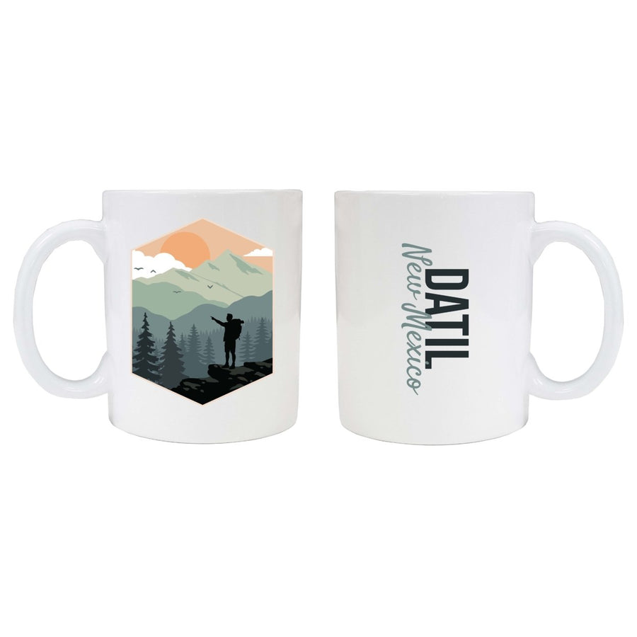 Datil Mexico Souvenir Hike Outdoors Design 8oz Coffee Mug 2-Pack Image 1