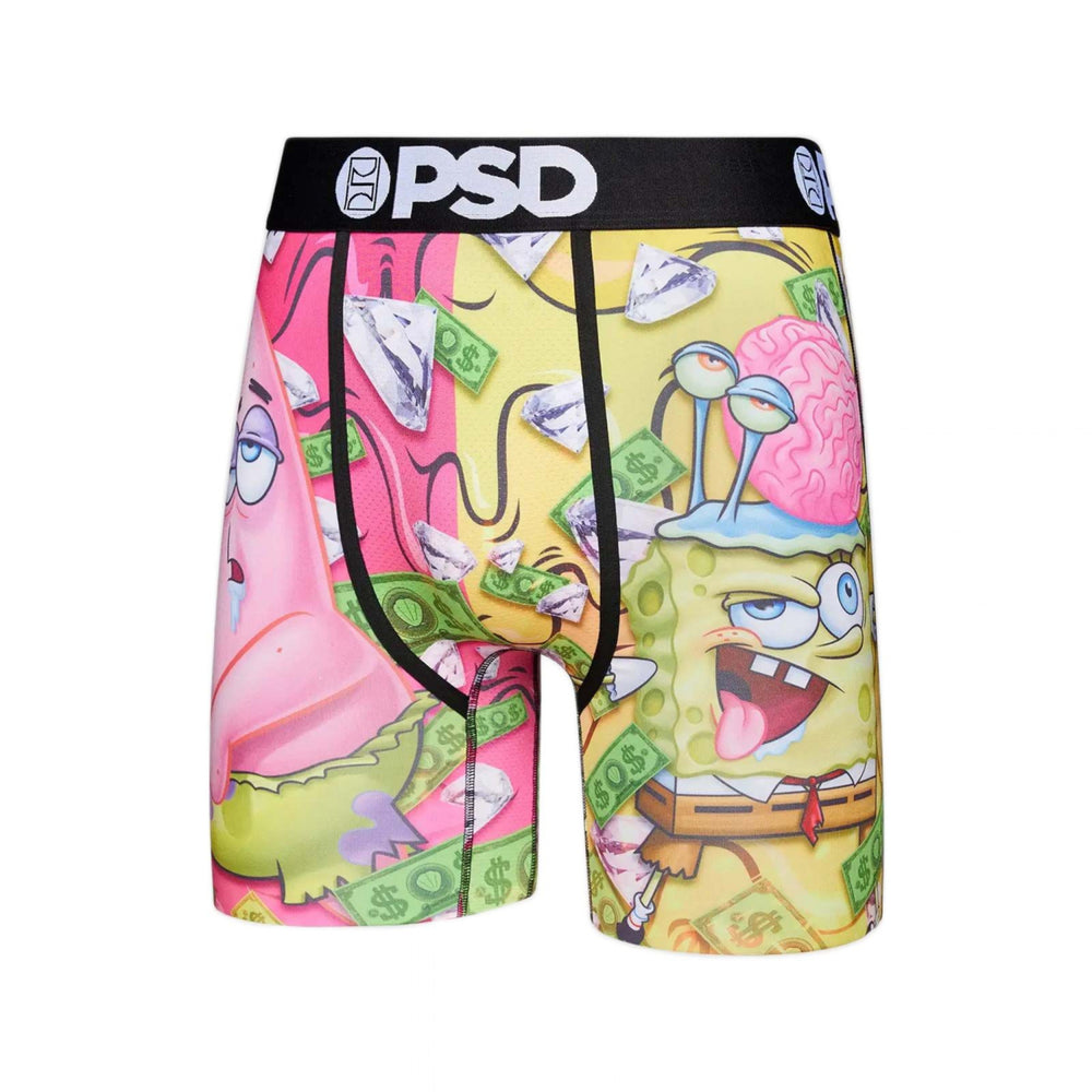 SpongeBob SquarePants Paper and Diamonds Drip PSD Boxer Briefs Image 2