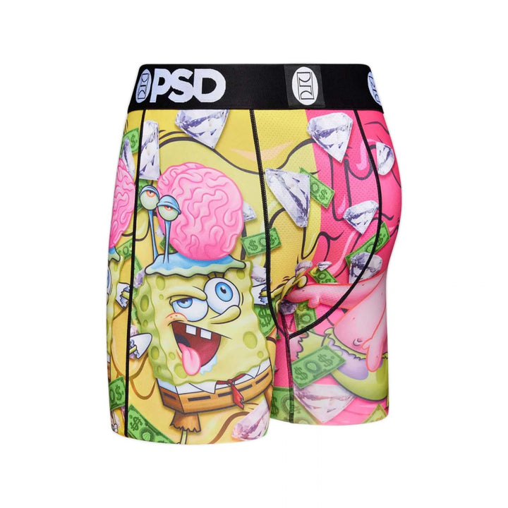 SpongeBob SquarePants Paper and Diamonds Drip PSD Boxer Briefs Image 3