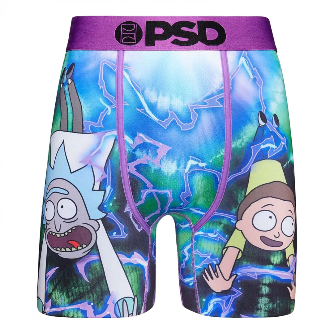 Rick And Morty Flowing Through Space PSD Boxer Briefs Image 1