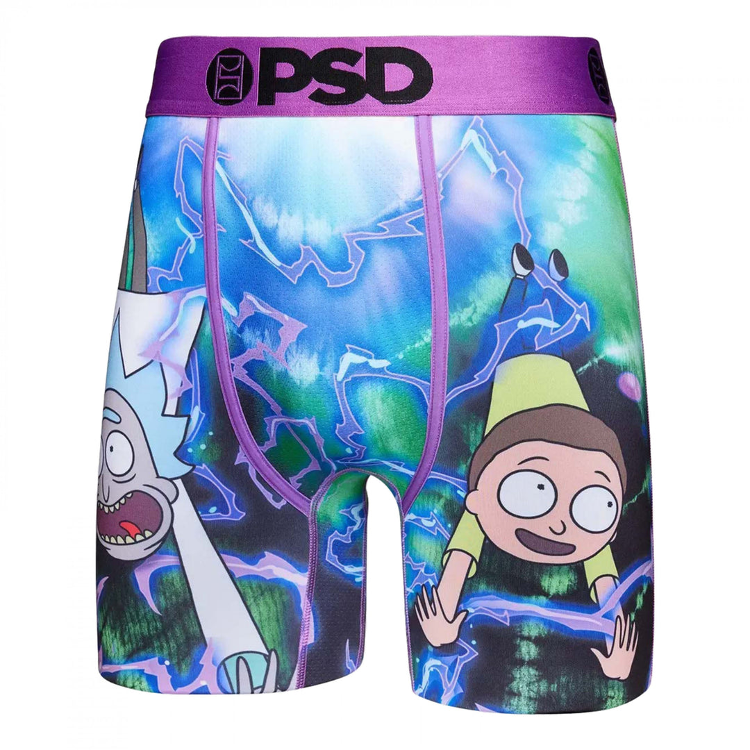 Rick And Morty Flowing Through Space PSD Boxer Briefs Image 2