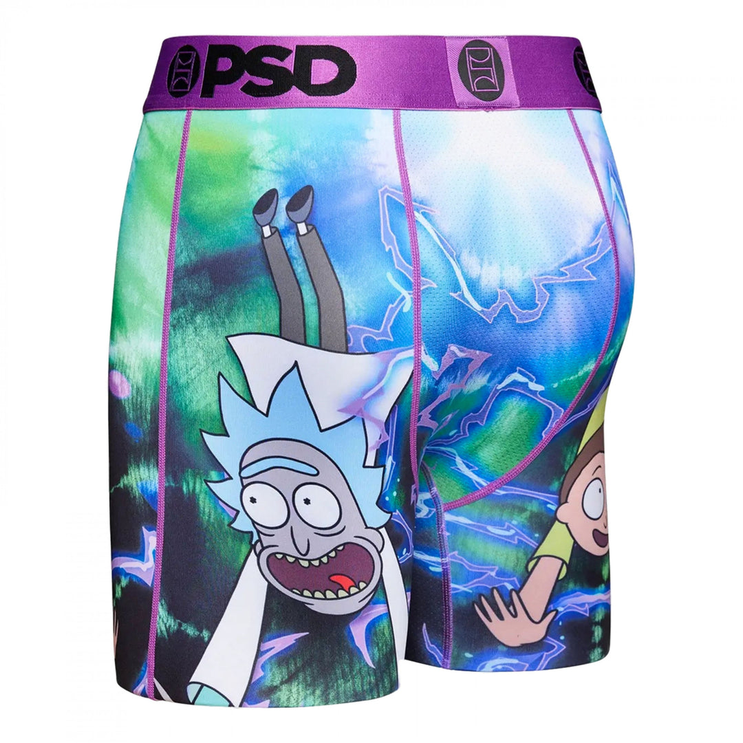 Rick And Morty Flowing Through Space PSD Boxer Briefs Image 3