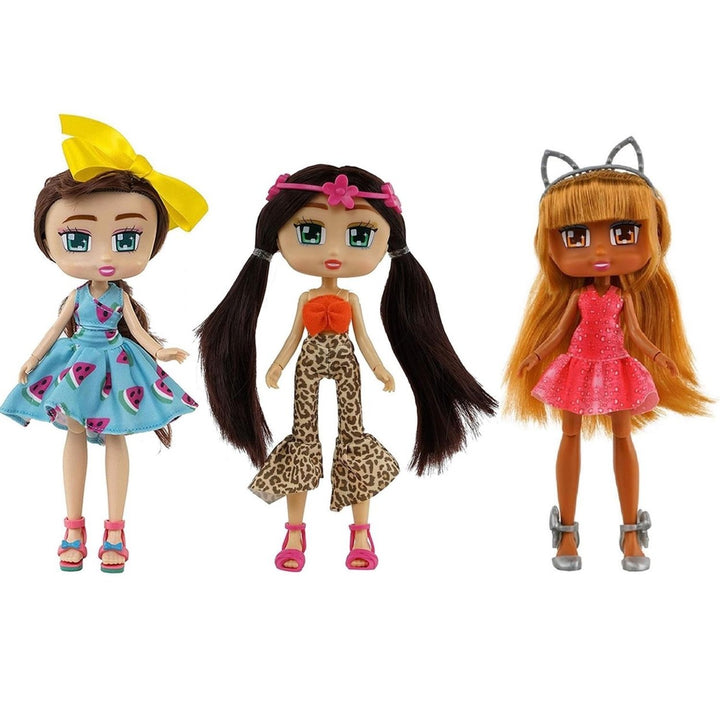 Boxy Girls Dolls Bundle Set Mila Hannah Brooklyn Fashion Dolls 3 Piece Set Image 1