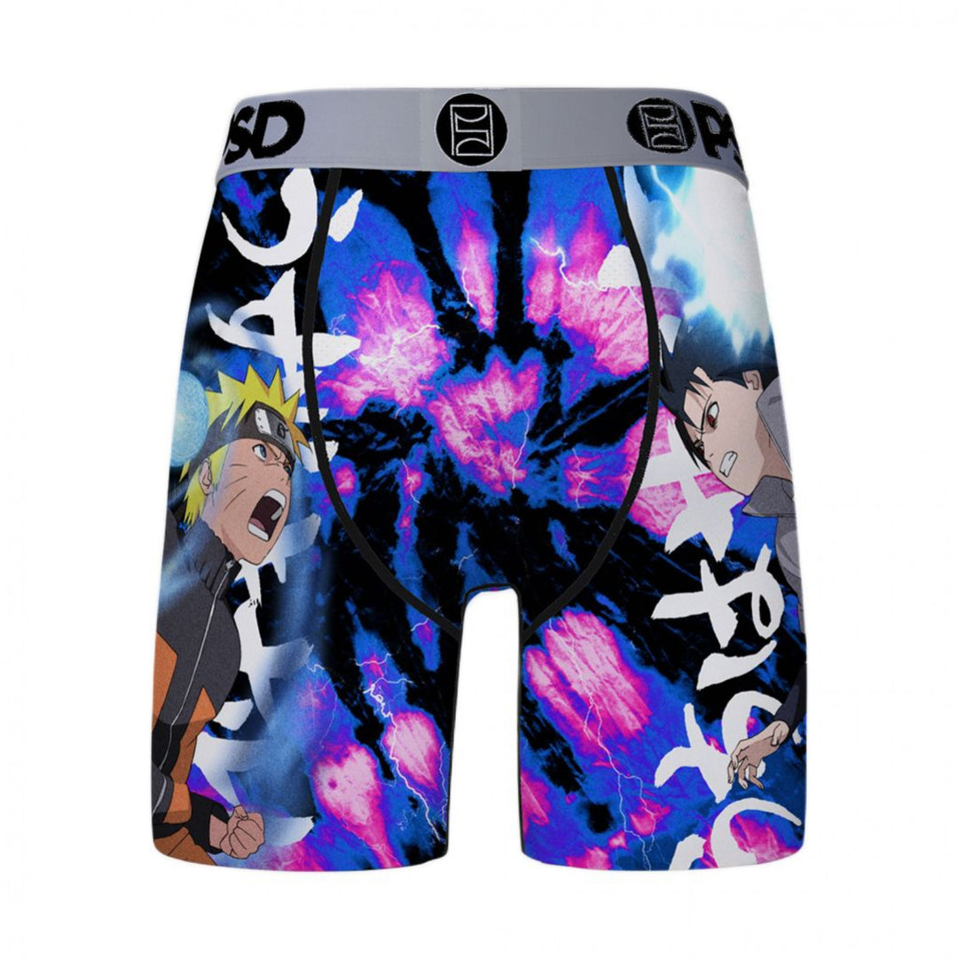 Naruto Vs. Sasuke Tie-Dye PSD Boxer Briefs Image 2