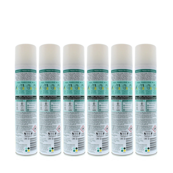 Batiste Dry Shampoo Original Classic Fresh 200ml 120g 6-Pack Instant Hair Refresh Image 3