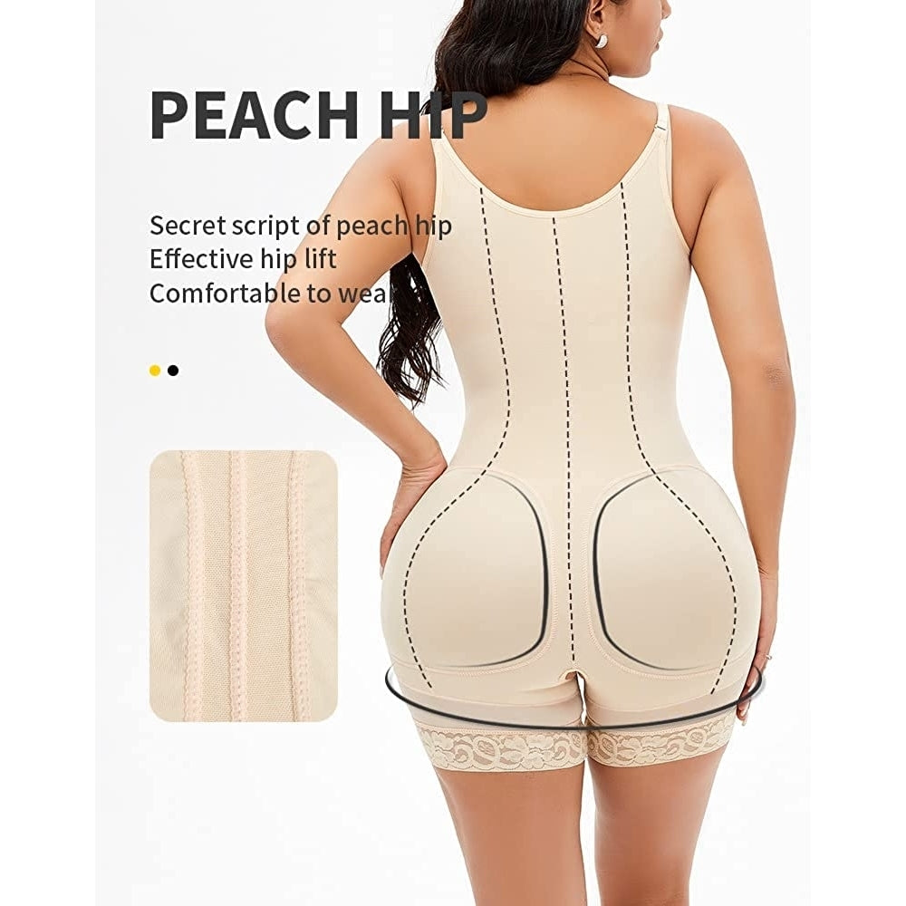 Shapewear Bodysuit for Women Tummy ControlBBL Fajas Colombianas Postpartum Full Body Shaper Slimmer High Waist Butt Image 2
