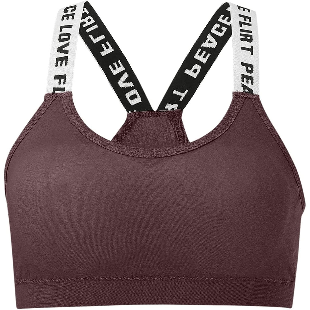 Racer Back for Women T Shirt Bra No Underwire Seamless Bras for Women 2022 Push Up Full Coverage and Lift Sports Bras Image 6