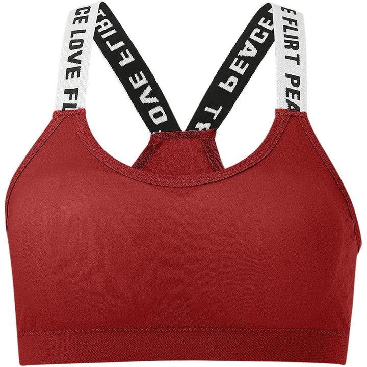 Racer Back for Women T Shirt Bra No Underwire Seamless Bras for Women 2022 Push Up Full Coverage and Lift Sports Bras Image 9