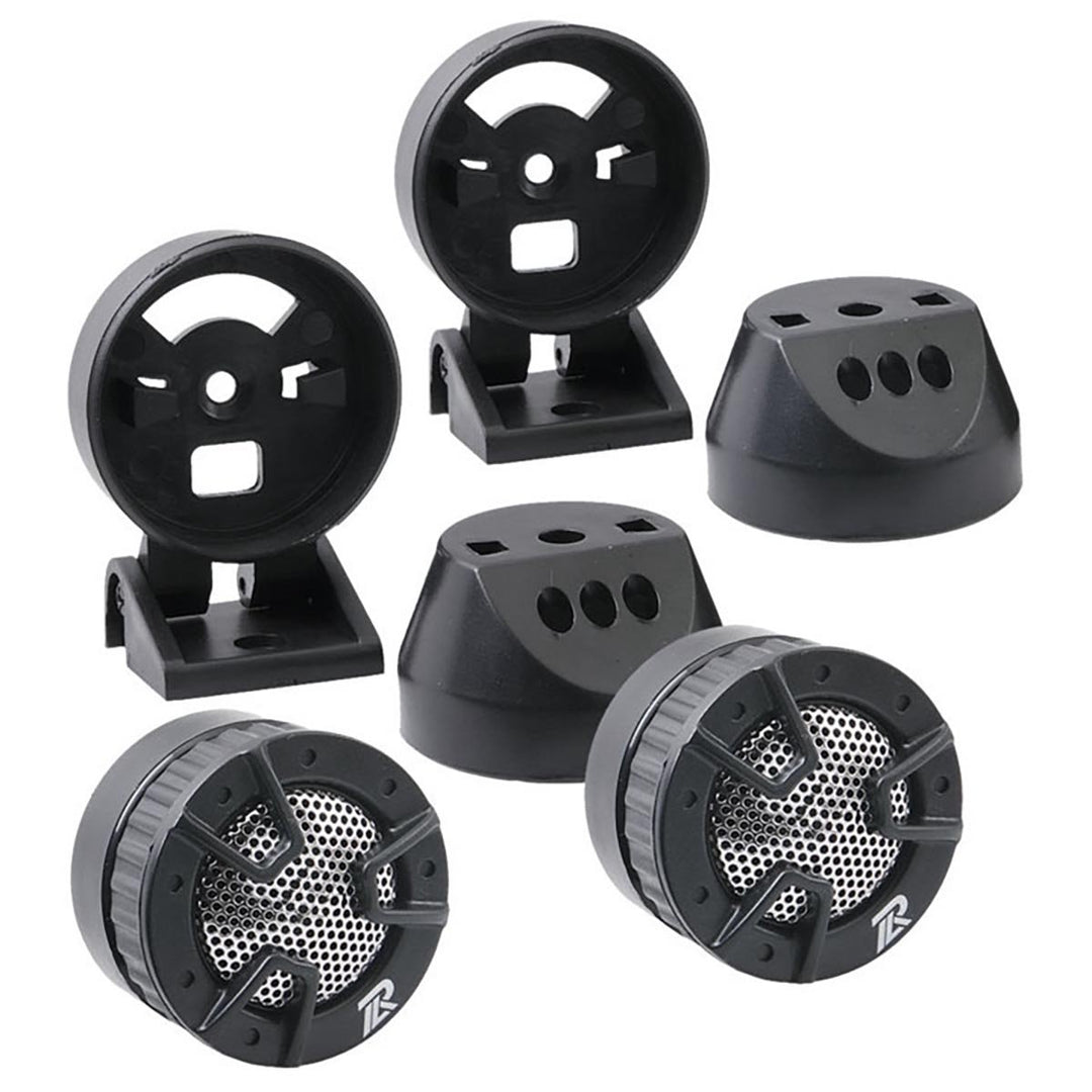 Power Acoustik NB-4 250 Watt Car Audio Tweeter Speakers Pair 4 Way Mount Image 1