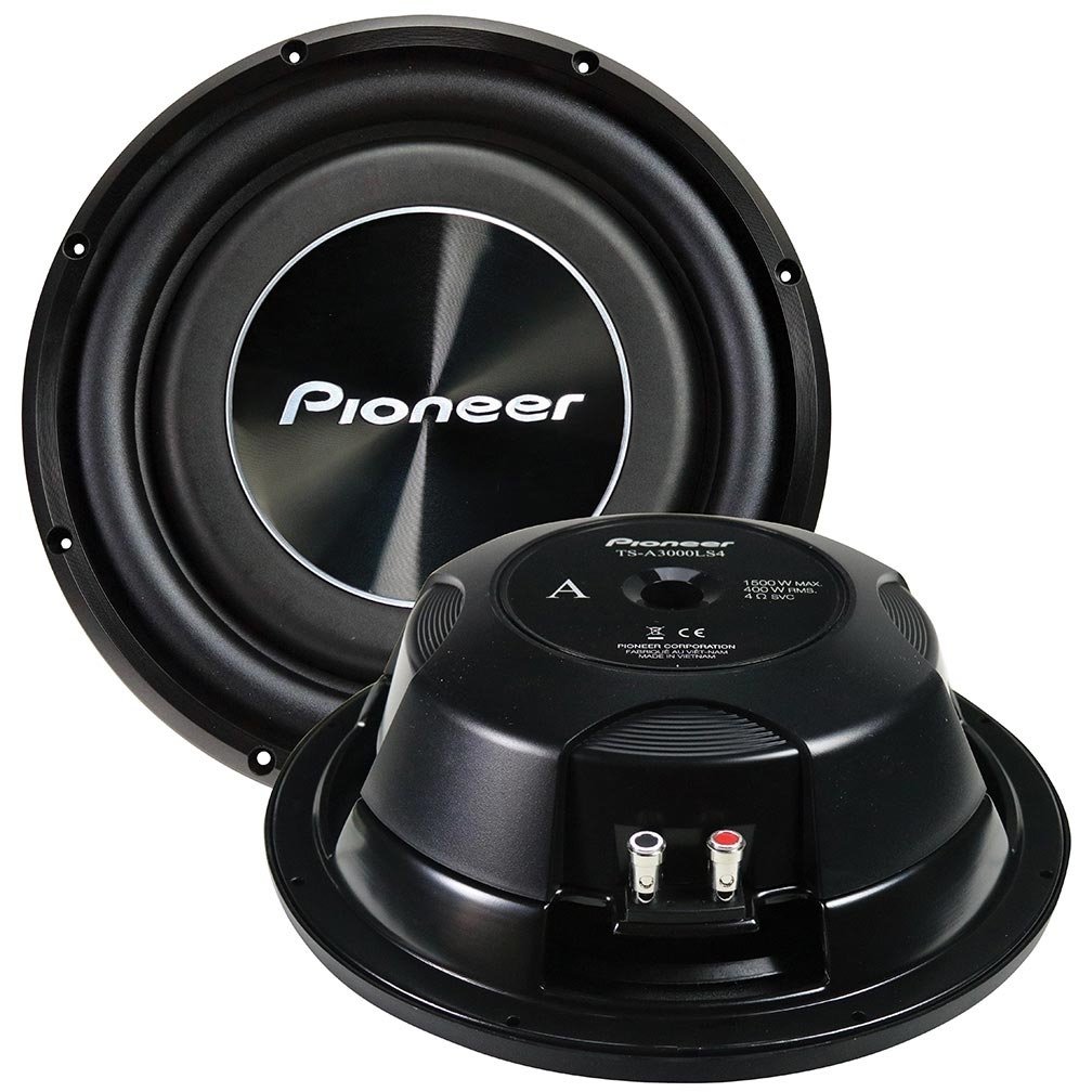 Pioneer TS-A3000LS4 1500 Watts 12" Single 4 Ohm Shallow Mount Truck Subwoofer Image 2