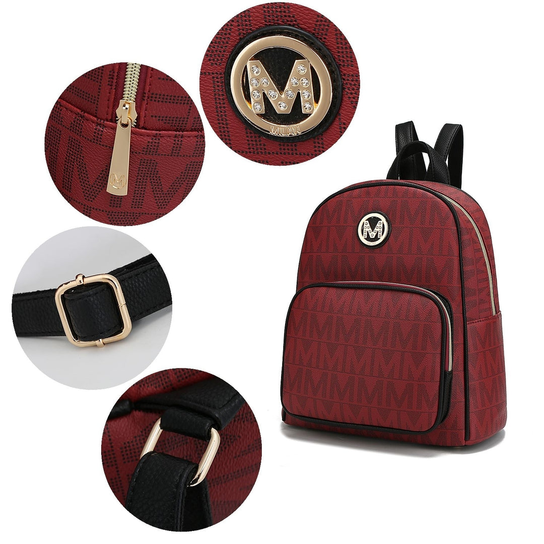 MKF Collection Fanny Signature Backpack by Mia K Image 11