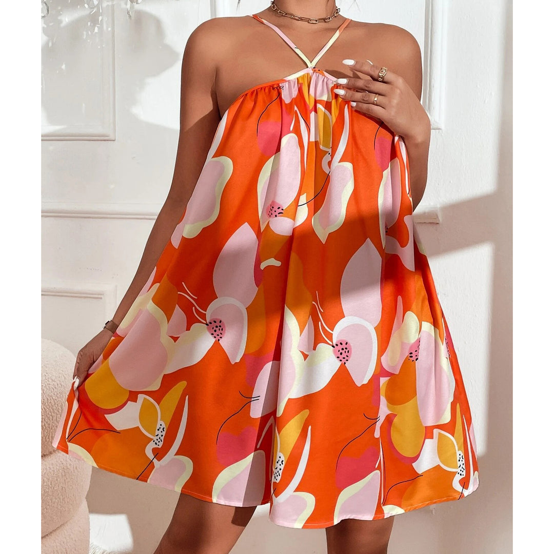 Allover Print Cami Dress Image 1