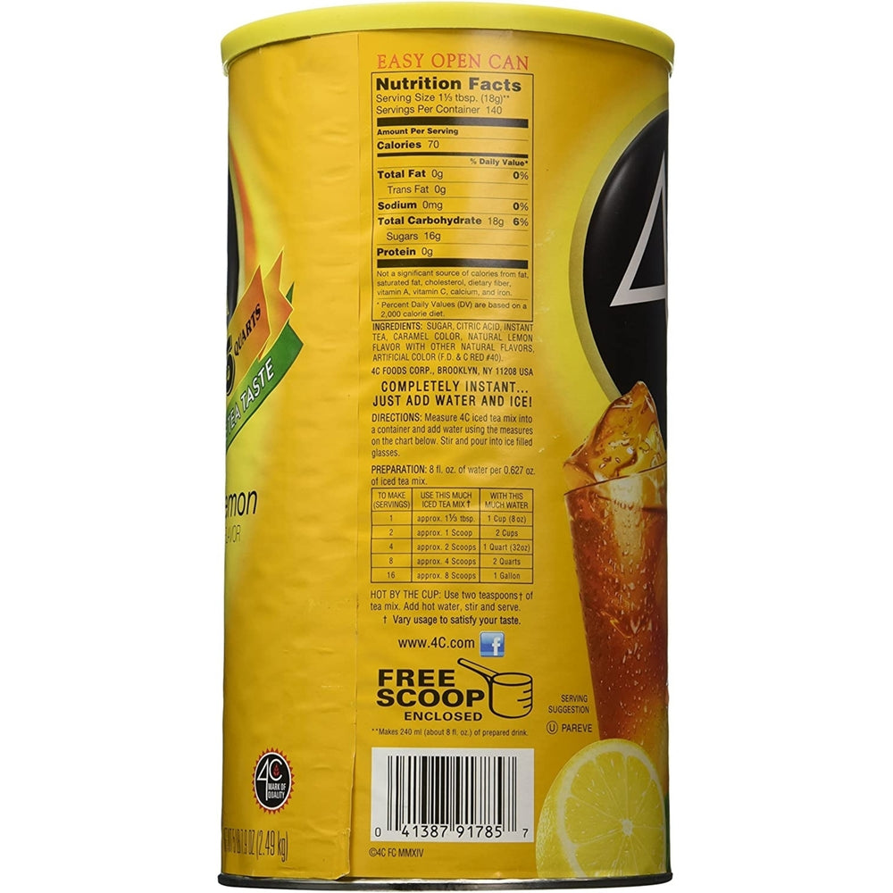4C 35-Qt. Lemon Iced Tea Mix (82.6 Ounce) Image 2