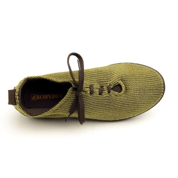 Arcopedico LS Knit Shoe Women Olive 1151-07 Vegan Lightweight Washable Comfort Image 2