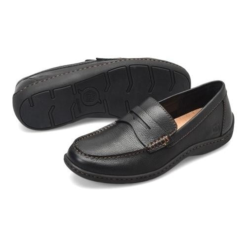 Born Mens Simon III Loafer Black Full Grain Leather - BM0010903 BLACK F/G Image 2