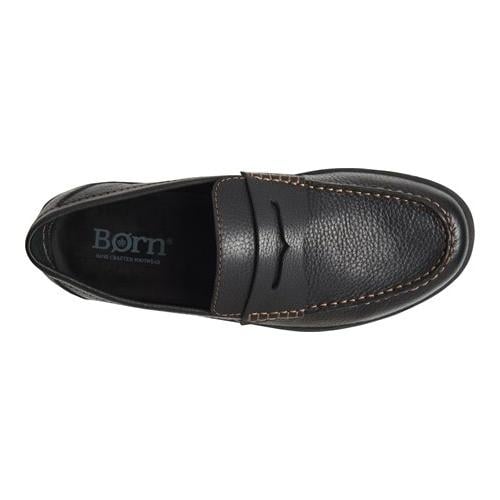 Born Mens Simon III Loafer Black Full Grain Leather - BM0010903 BLACK F/G Image 3