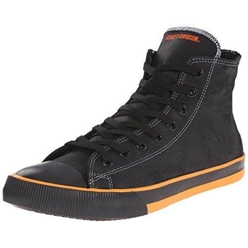 Harley-Davidson Mens Nathan Vulcanized Sneaker  BLACK Image 1