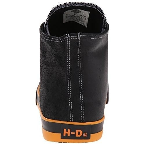 Harley-Davidson Mens Nathan Vulcanized Sneaker  BLACK Image 3