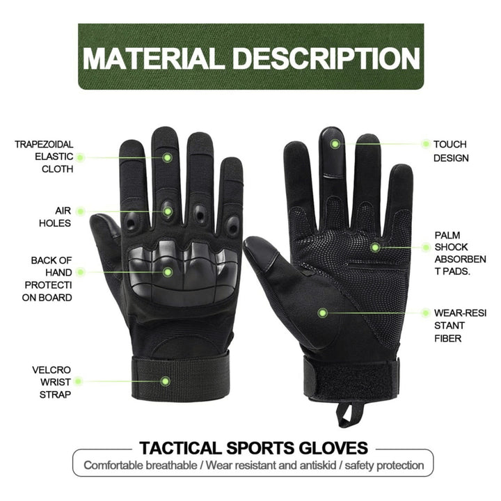 JupiterGear Tactical Military Airsoft Gloves Touchscreen Outdoor Sports Size M L XL Image 10