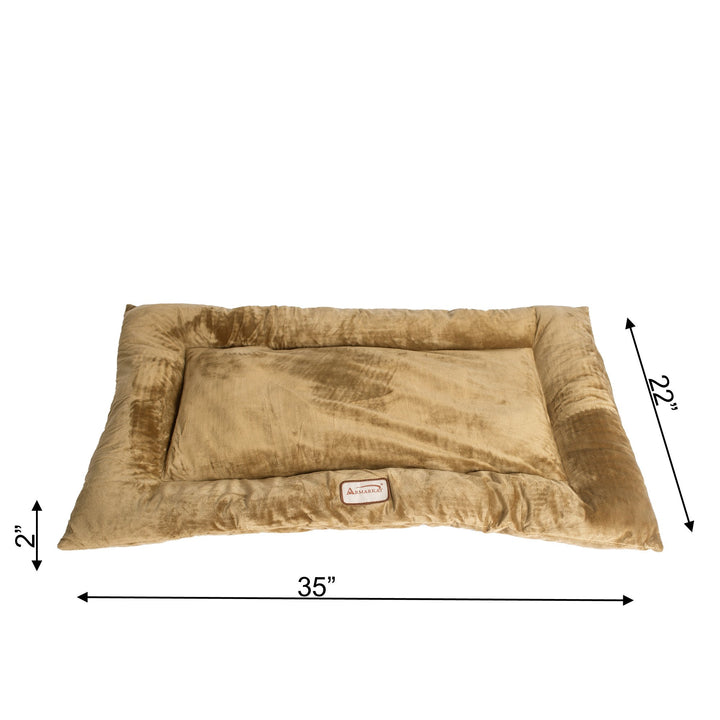 Armarkat Model M01CHL-L Large Pet Bed Mat with Poly Fill Cushion in Sage Green Image 6