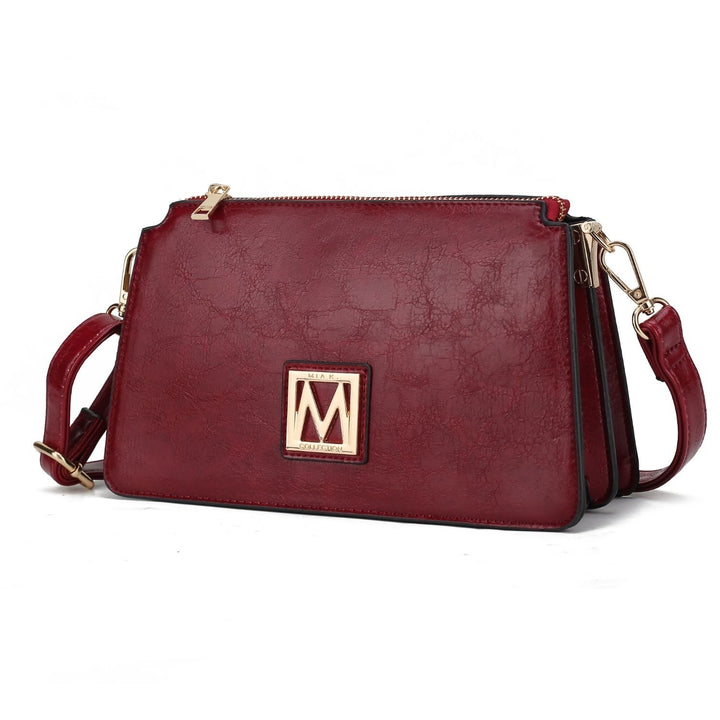 Domitila Vegan Leather Crossbody Womens Shoulder Handbag by Mia K Image 1